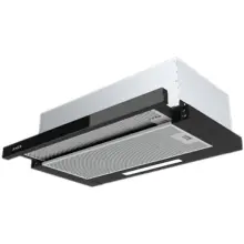 Hotte Télescopique Extra EHT2-60BG Noir
